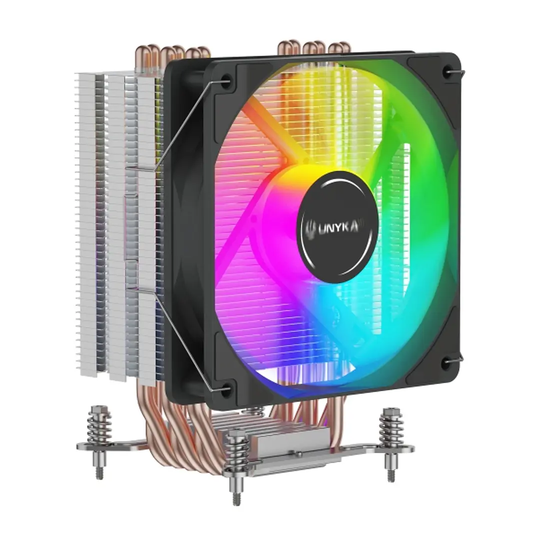 Unykach Unycool H60 ARGB Disipador CPU - Multisocket Universal - Ventilador 120mm - Color Negro 1