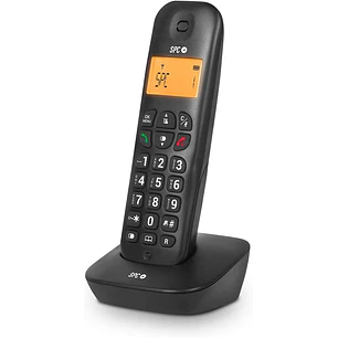 SPC Air Telefono Fijo Inalambrico - Pantalla Retroiluminada 35x22mm - Identificacion de Llamadas - 5 Melodias Disponibles - Practico y Sencillo - Disp