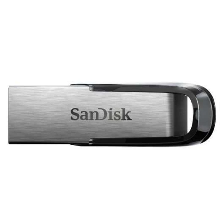 Sandisk Ultra Flair Memoria USB 3.0 64GB - Sin Tapa - Color Acero/Negro (Pendrive) 1