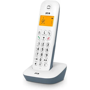 SPC Air Telefono Fijo Inalambrico - Pantalla Retroiluminada 35x22mm - Identificacion de Llamadas - Conexion a Red Telefonica - Modo Mute - 5 Melodias 