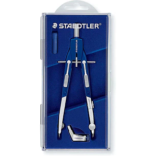 Staedtler Mars 552 01 Compas de Precision - Patas Articuladas - Ajuste Rapido