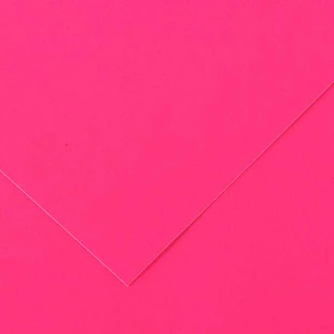 Canson Guarro Pack de 25 Cartulinas Iris de 185g - 50x65cm - Color Fucsia Fluo