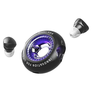 Vention Tiny T17 Auriculares Bluetooth 5.3 con Estuche de Carga - True Wireless - 6h Autonomia - LED - Color Negro