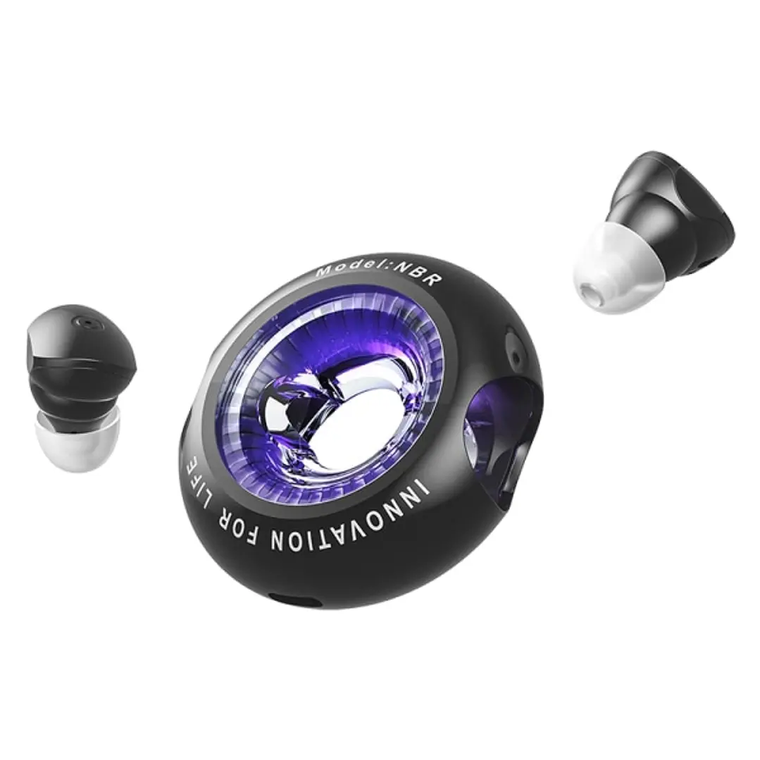 Vention Tiny T17 Auriculares Bluetooth 5.3 con Estuche de Carga - True Wireless - 6h Autonomia - LED - Color Negro 1