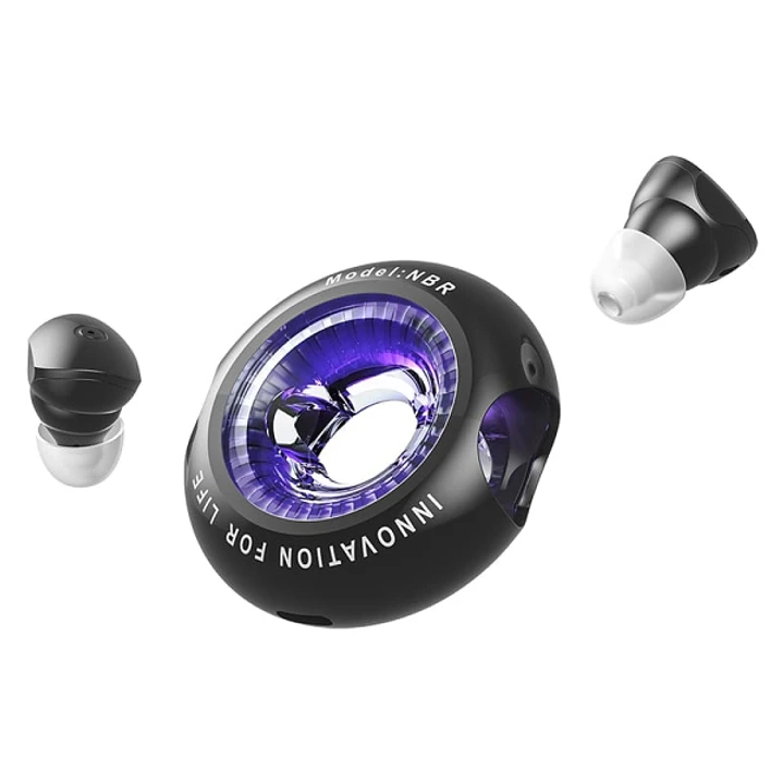 Vention Tiny T17 Auriculares Bluetooth 5.3 con Estuche de Carga - True Wireless - 6h Autonomia - LED - Color Negro 1