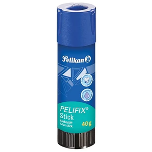 Pelikan Pelifix Pegamento en Barra 40gr - Ideal para Papel, Cartulina, Fotografias etc... - Facil Apertura