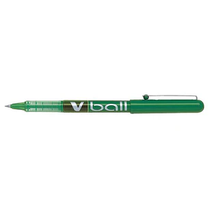 Pilot Boligrafo de Tinta Liquida V Ball 07 Rollerball - Punta de Bola Redonda 0.7mm - Trazo 0.5mm - Color Verde