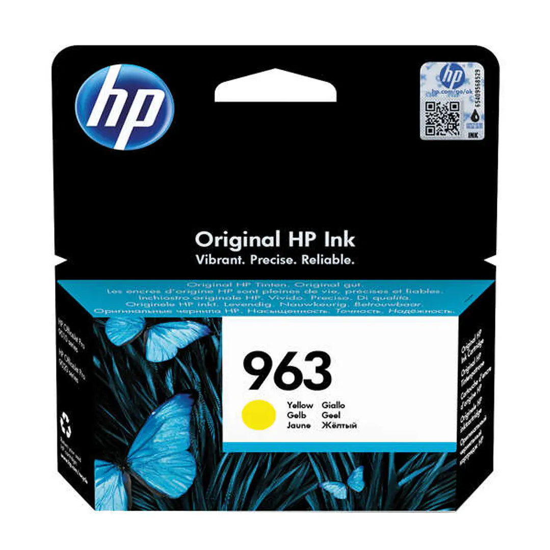 HP 963 Amarillo Cartucho de Tinta Original - 3JA25AE 1