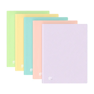 Oxford Urban A4 Carpeta de 20 Fundas Soldadas A4 - Tapa de Plastico Translucido - Colores Pastel Surtidos
