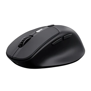 Trust Zevo Raton Inalambrico - Ajustable hasta 4000dpi - Bluetooth - Clic Silencioso - Receptor USB-A - Multidispositivo - 40x70x104mm - Color Negro