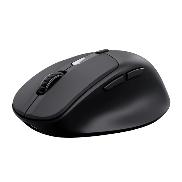 Trust Zevo Raton Inalambrico - Ajustable hasta 4000dpi - Bluetooth - Clic Silencioso - Receptor USB-A - Multidispositivo - 40x70x104mm - Color Negro 1