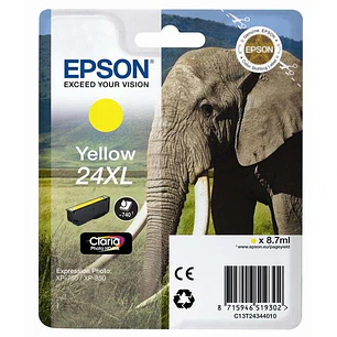 Epson T2434 (24XL) Amarillo Cartucho de Tinta Original - C13T24344012