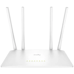 Cudy WR1200 Smart Router WiFi AC1200 Doble Banda - 1x Puerto Wan 100/10 Mbps y 4x Puertos Lan 100/10 Mbps - 4 Antenas Externas