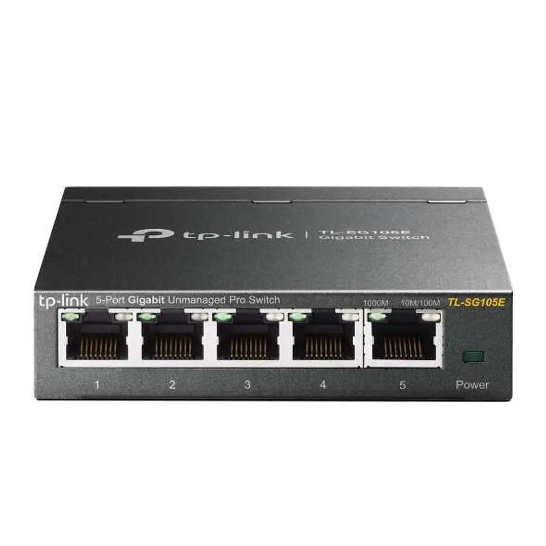 TP-Link Switch Easy Smart de 5 puertos Gigabit - Plug & Play - Carcasa Metalica - Reduce el Consumo de Energia 1