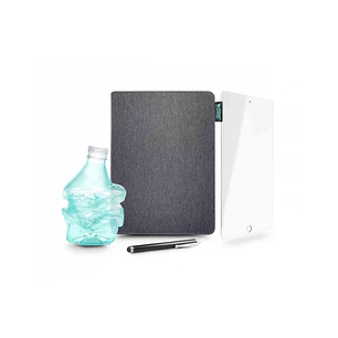 Urban Factory Greenee Pack Funda, Lapiz y Cristal Templado para Ipad - 7ª, 8ª y 9ª Generacion - 10.2