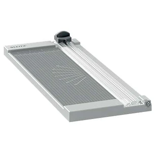 Leitz Precision Home A4 Cizalla para Corte Papel - Corta hasta 8 Hojas - Para Formato A4 - Cabezal de Corte con Cuchilla Fija - Color Gris