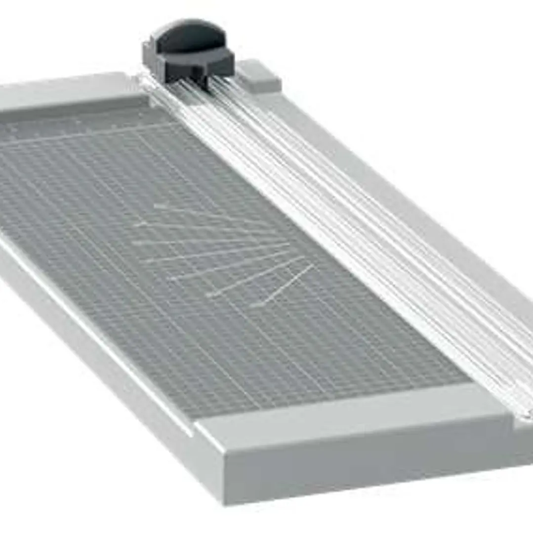 Leitz Precision Home A4 Cizalla para Corte Papel - Corta hasta 8 Hojas - Para Formato A4 - Cabezal de Corte con Cuchilla Fija - Color Gris 1