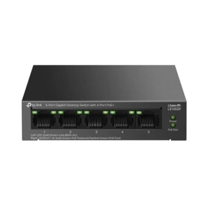 TP-Link TL-LS105GP Switch 5 Puertos 10/100/1000Mbps - POE 1