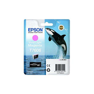 Epson T7606 Magenta Light Cartucho de Tinta Original - C13T76064010