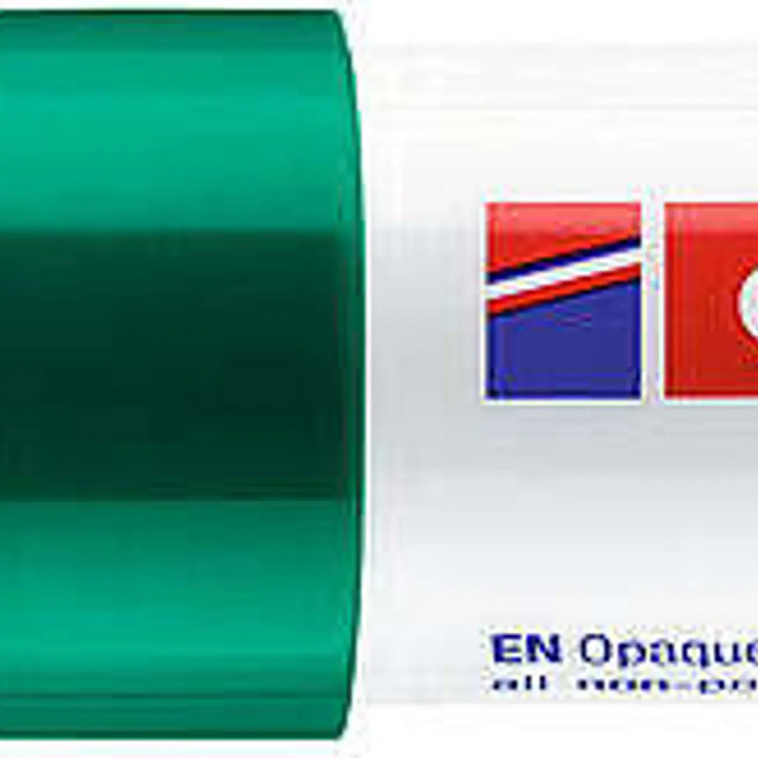 Edding 4090 Rotulador de Tiza Liquida - Punta Biselada - Trazo entre 4 y 15mm - Olor Neutro - Color Verde 1