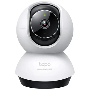 TP-Link TC72 Camara de Seguridad WiFi  2K QHD 4MP 360º - Vision Nocturna - Deteccion y Notificaciones Inteligentes de IA - Alarma de Luz y Sonido - Au