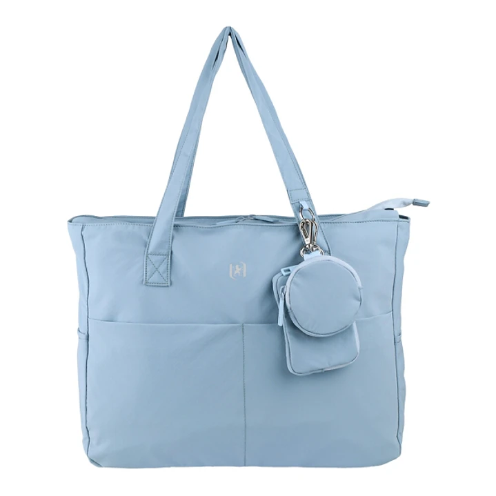 Oxford Endless Tote Bag 14L - Amplio Compartimento - 9 Bolsillos - Incluye Neceser Interior, Monedero y Tarjetero - Color Azul 1