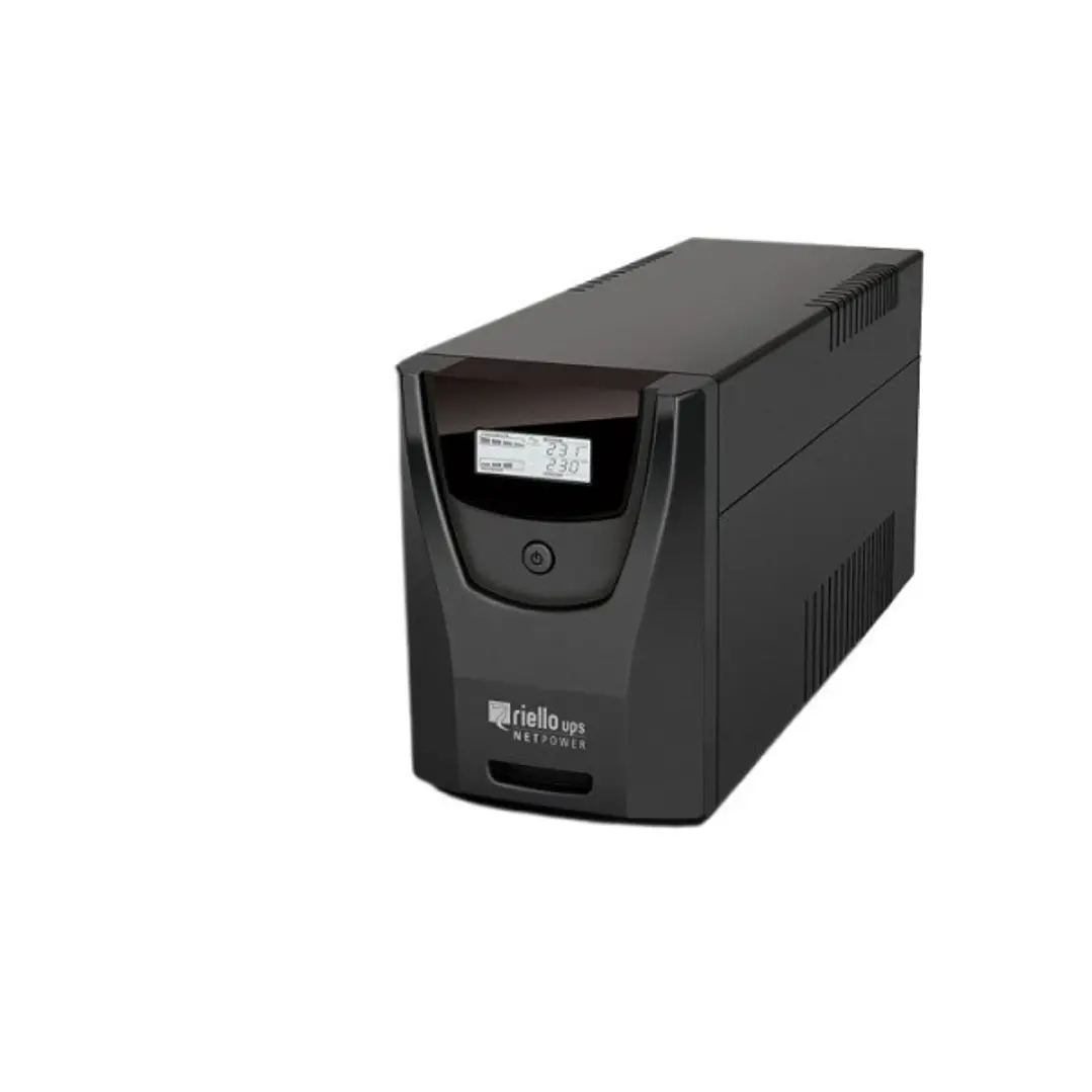 Riello Net Power SAI 1000VA - 600W - Tecnologia Line Interactive - USB, 4x Shucko - Color Negro 1