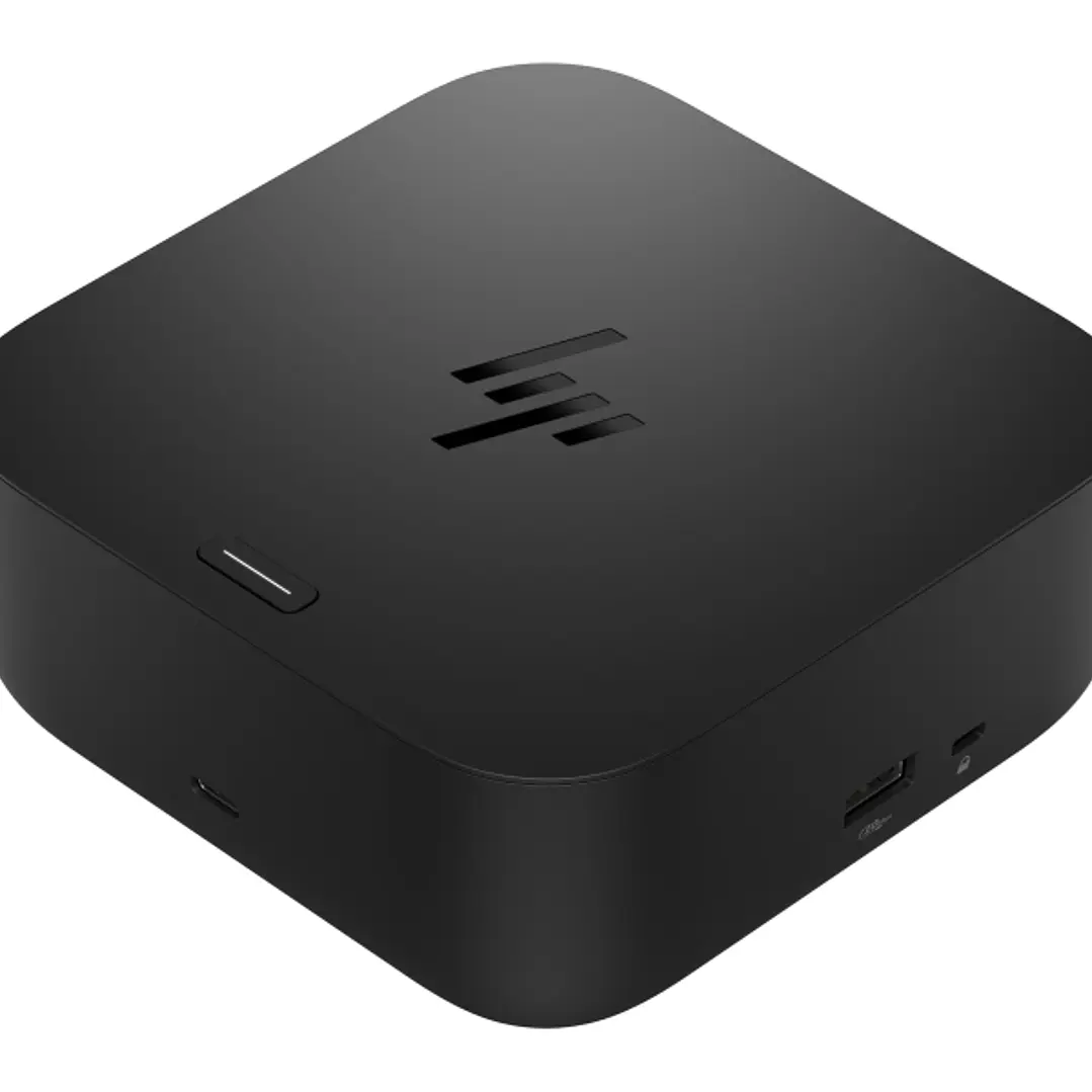 HP Dock G6 100W Thunderbolt con 8 Puertos - 1xUSB-C, 3xUSB-A, 2xDisplay Port, 1xHDMI, 1xRJ-45 - Alimentacion hasta 100W via USB?C PD - Color Negro 1