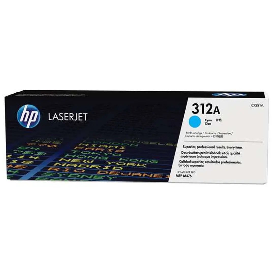HP CF381A Cyan Cartucho de Toner Original - 312A 1