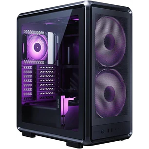 Cooler Master Masterframe 500 Caja Torre E-ATX - 2 Ventiladores 200mm RGB Frontales - Ventana Lateral - Paneles Intercambiables - Rejilla Metal-Mesh -