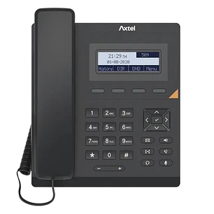 Axtel AX-200 Telefono fijo IP - PoE - 1000 Entradas - Color Negro