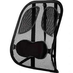 Fellowes Mesh Professional Series Suites Cojin Lumbar - Material de Malla - Sistema Triple Tensor - Color Grafito