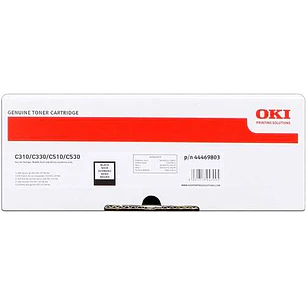 OKI C310/C510/MC351/MC361 Negro Cartucho de Toner Original - 44469803
