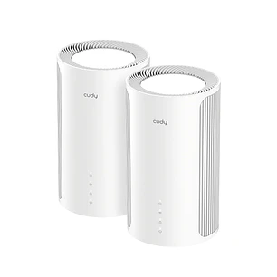 Cudy BE11000 Pack de 2 Sistemas WiFi 7 Mesh 2.5G Tribanda - Tecnologia MLO - Servidor y Cliente VPN - Ethernet 2.5Gbps - hasta 200 Dispositivos - Cont