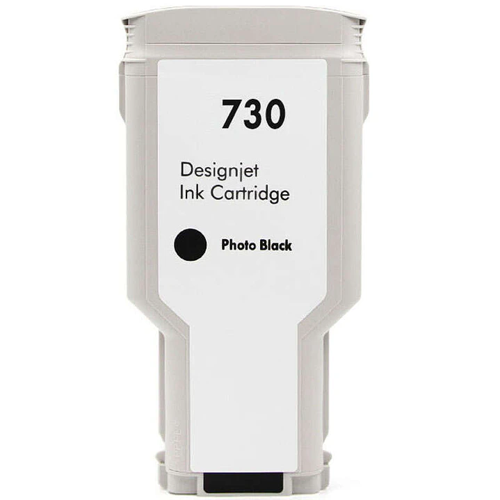 Generico HP 730 Negro Photo Cartucho de Tinta - Reemplaza P2V73A/P2V67A 1