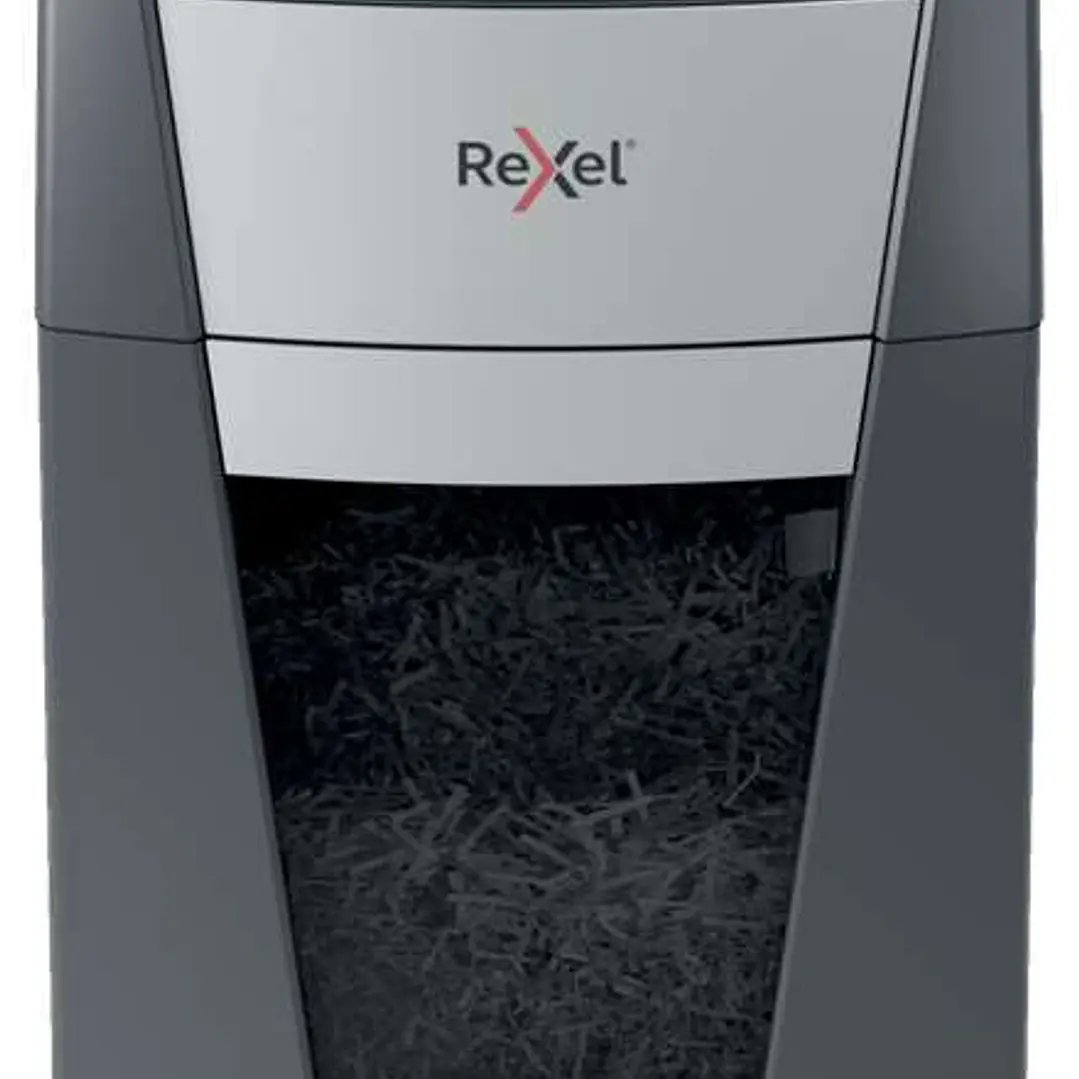 Rexel Optimum AutoFeed 300X Destructora Automatica de Corte en Particulas P-4 - Alimentacion Automatica 300 Hojas y Ranura Manual 10 Hojas - Funcionam 1