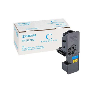 Kyocera TK5220 Cyan Cartucho de Toner Original - Reemplaza 1T02R9CNL1/TK5220C