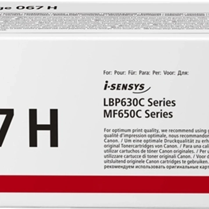Canon 067H Amarillo Cartucho de Toner Original - 5103C002 1