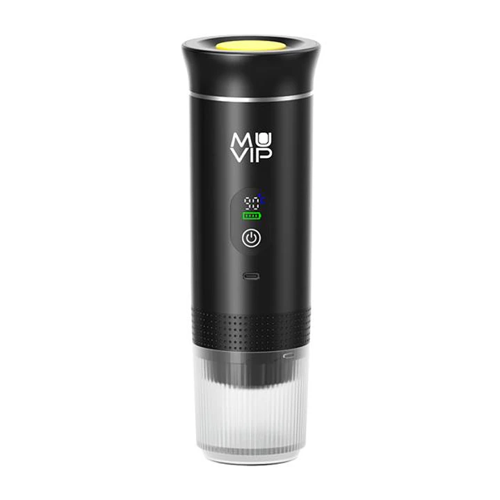 Muvip Xpresscup Cafetera Portatil - Compatible con Cafe Molido y Capsulas DG y NS - Presion de 20 Bares - Modo Caliente y Frio - Color Negro 1