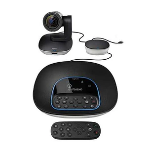 Logitech Group Sistema de Videoconferencias Webcam HD 1080p - USB 2.0 - Zoom 10x - Microfonos Integrados - Enfoque Automatico - Hasta 20 Personas - Co