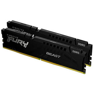 Kingston Fury Beast Memoria RAM DDR5 6000Mts 32GB (2 x 16 GB) 1.35V CL30 DIMM