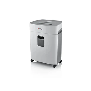 Dahle PaperSAFE 240 Destructora de Papel Manual Corte en Particulas P-4 - Destruye hasta 10 Hojas - Papelera de 25L - Con Ruedas - Apta para Papel, Ta