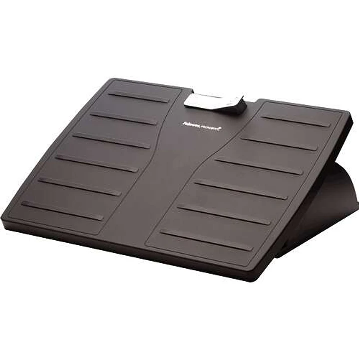 Fellowes Office Suites Reposapies Ajustable con Microban - 3 Ajustes de Altura - Tamaño de 444x333mm - Rango de Inclinación hasta 30° Aprox 1
