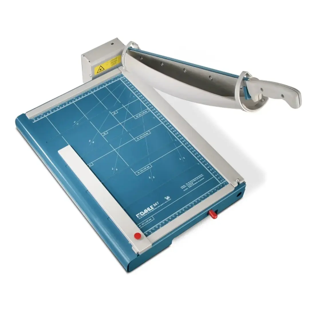 Dahle 867 Cizalla Profesional de Palanca Formato A3 - Capacidad 35 Hojas - Cuchilla de Acero de Solingen - Sistema Automatico de Seguridad 1