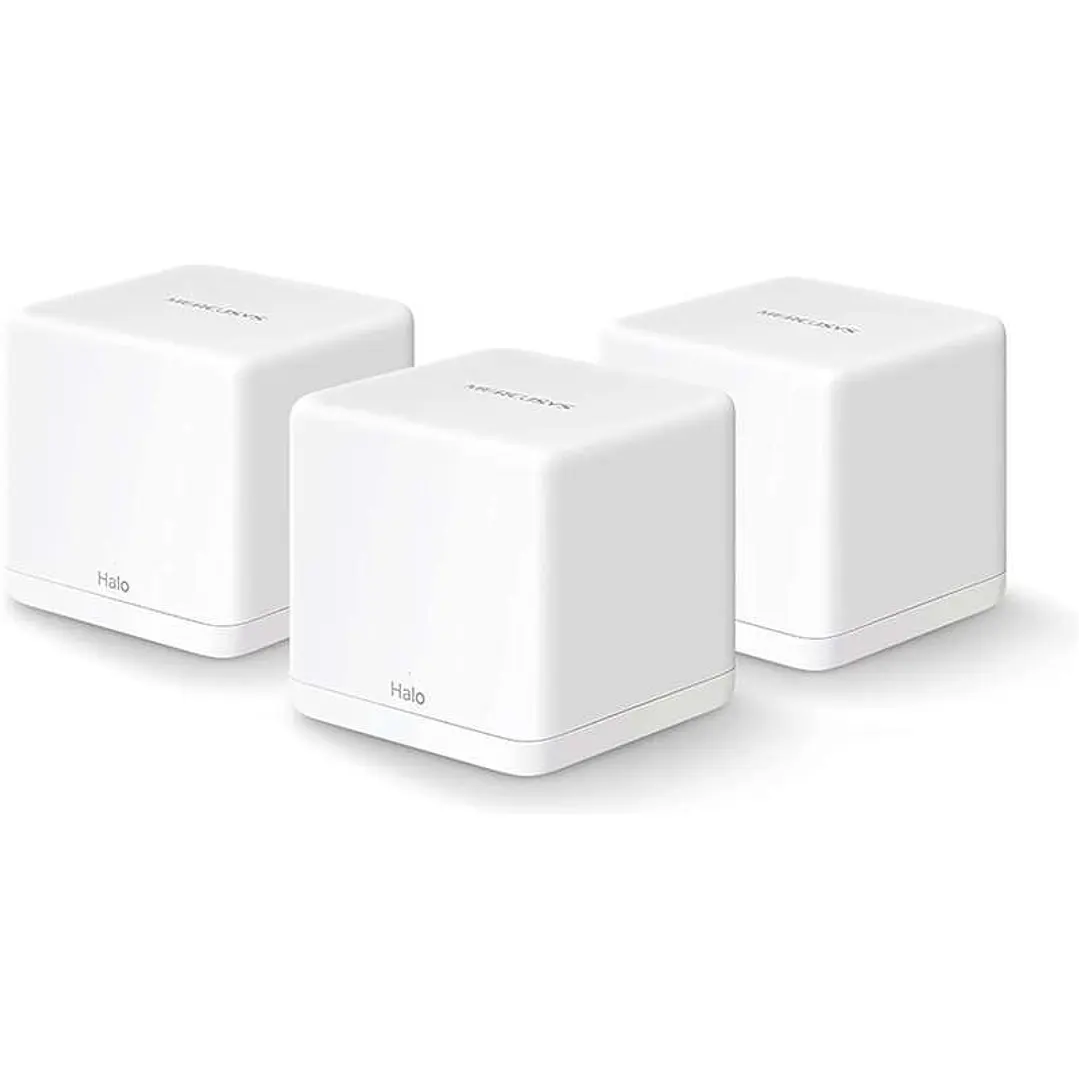 Mercusys Halo H30G Sistema Wi-Fi Mesh AC1300 Dual Band - 3 Unidades Halo - Cobertura hasta 260 m² - Roaming sin Interrupciones 1
