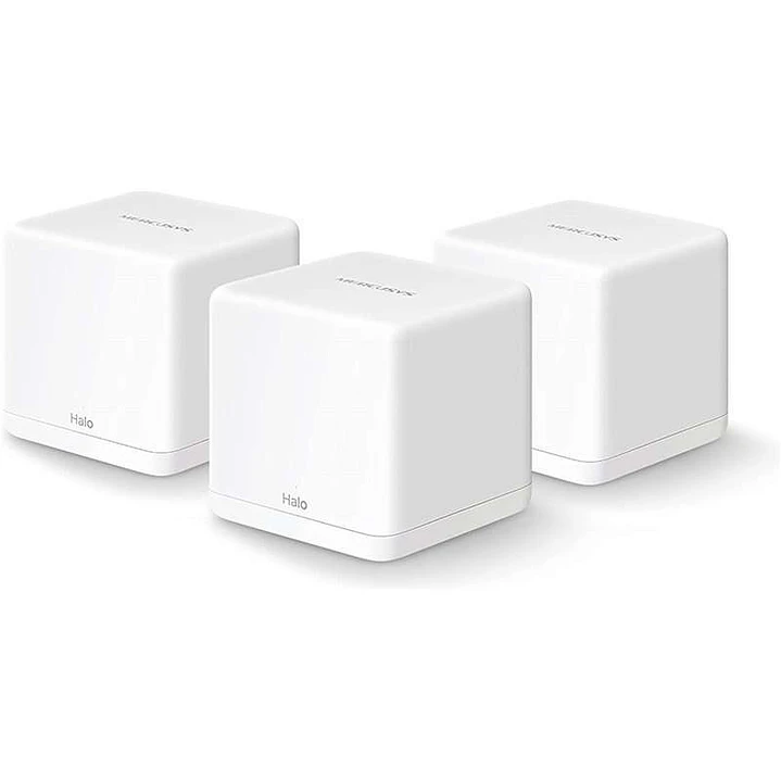 Mercusys Halo H30G Sistema Wi-Fi Mesh AC1300 Dual Band - 3 Unidades Halo - Cobertura hasta 260 m² - Roaming sin Interrupciones 1
