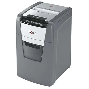 Rexel Optimum AutoFeed 130M Destructora Automatica de Corte en Particulas - Papelera de 44L - Alimentacion Automatica hasta 130 hojas - Tecnologia Ant