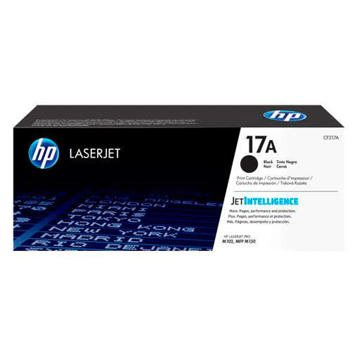 HP CF217A Negro Cartucho de Toner Original - 17A 1