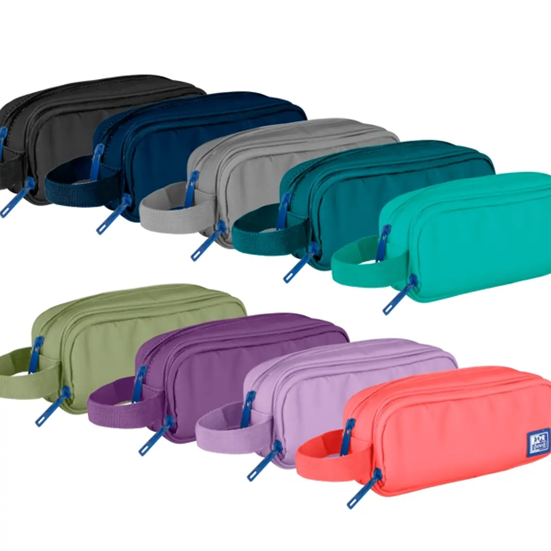 Oxford B-Smart Estuche de Lapices - Fabricado con Poliester Reciclado RPET - Resistente y Ecologico - Ideal para Organizar tus Utiles Escolares 1