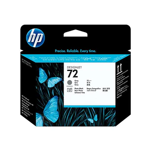 HP 72 Cabezal de Impresion Original - Negro Photo y Gris - C9380A